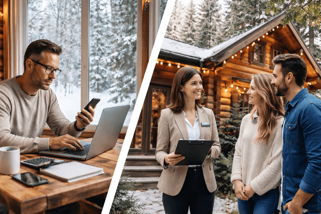 Comparaison entre gérer soi-même un chalet locatif et confier la gestion à un gestionnaire professionnel au Québec