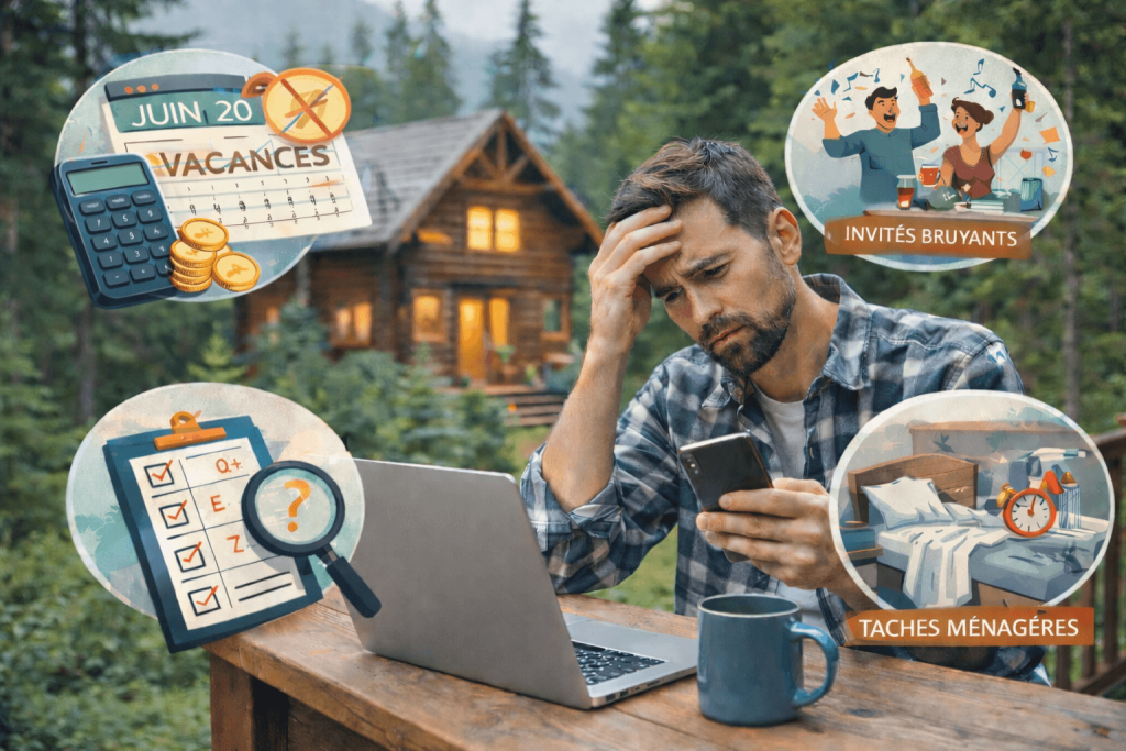 erreurs fréquentes propriétaires chalet locatif Québec